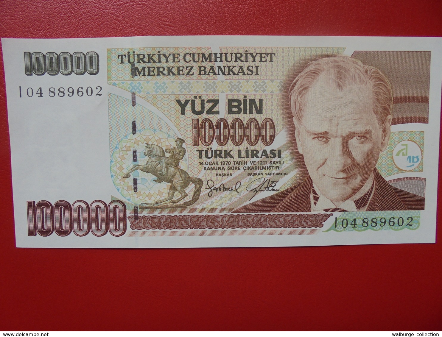 TURQUIE 100.000 LIRA 1970(97) PEU CIRCULER/NEUF - Turquie