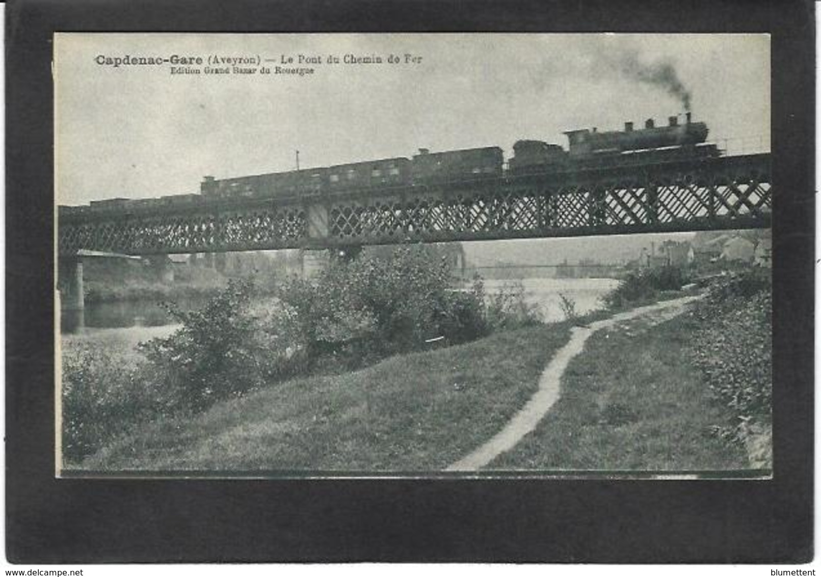 CPA Aveyron 12 Capdenac Gare Chemin De Fer Train Non Circulé - Autres & Non Classés