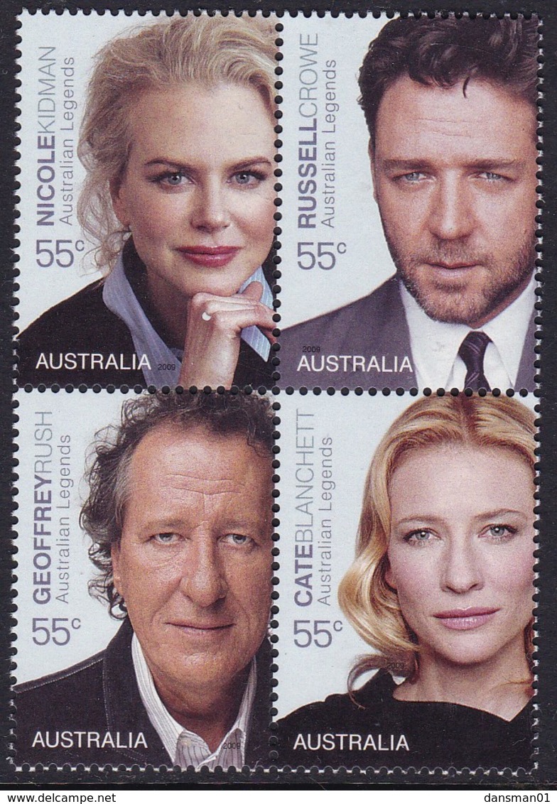 Australia 2009 "legends" Mint Never Hinged Block - Ungebraucht