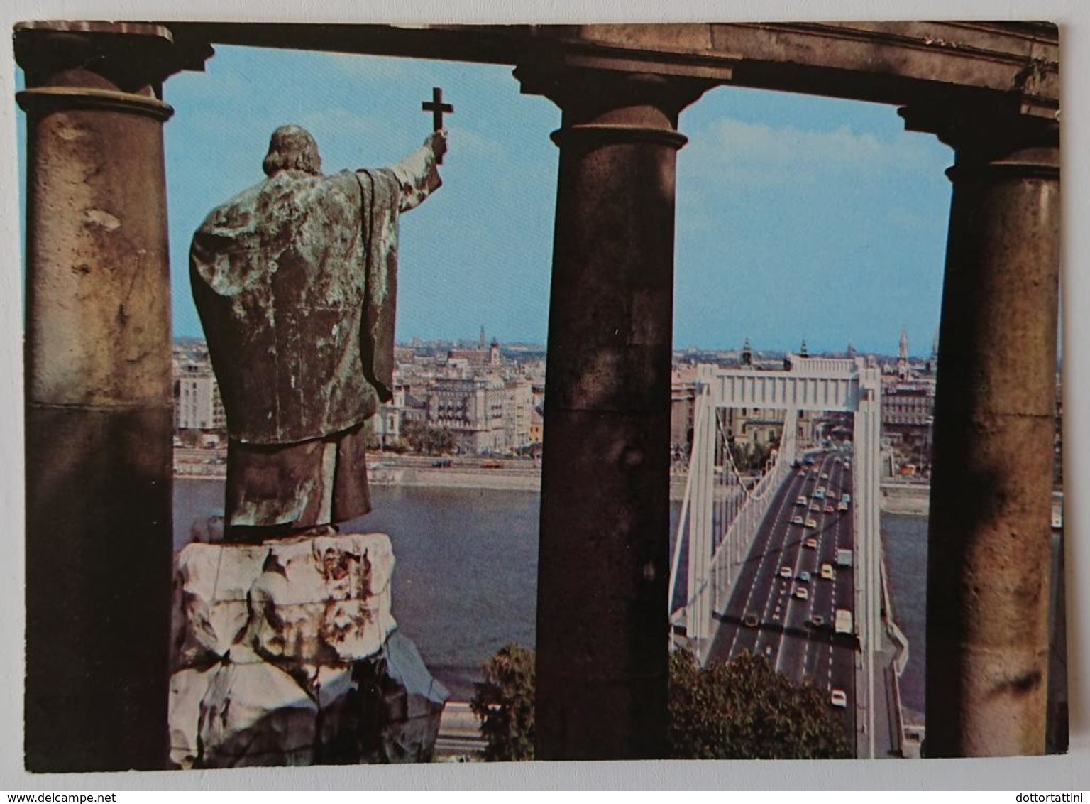 BUDAPEST - Magyar - Szent Gellért-szobor - Saint Gellert Statue - Bridge -   Vg - Ungheria