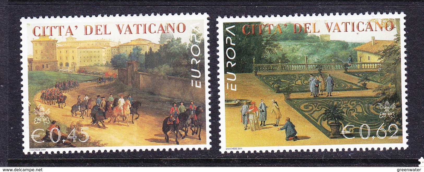 Europa Cept 2004 Vatican City 2v ** Mnh (43037E) @ Face Value - 2004