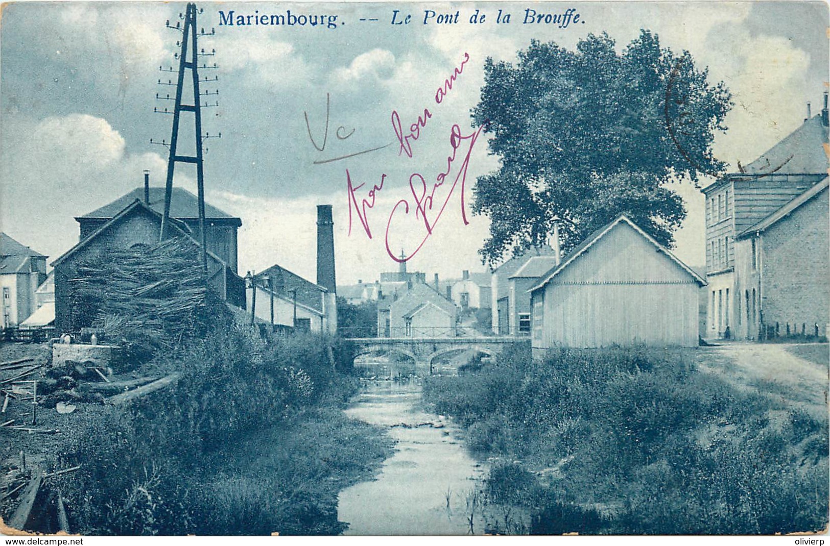 Belgique - Couvin - Mariembourg - Le Pont De La Brouffe - Carte Bleue - Couvin