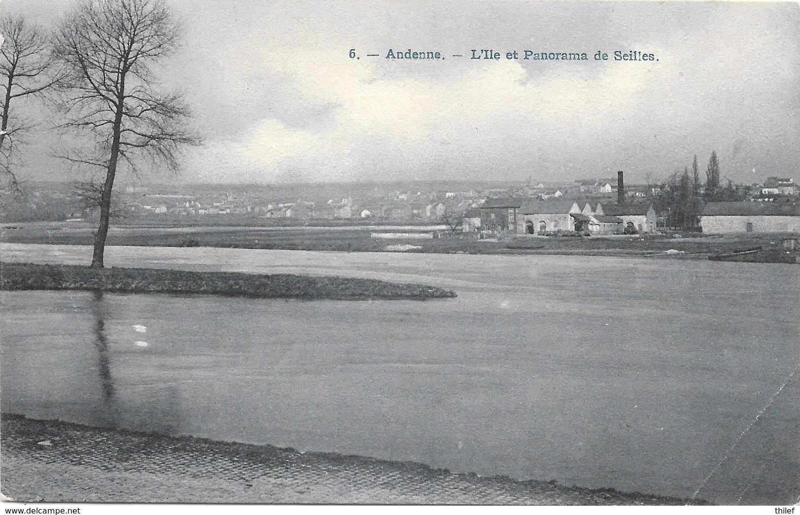 Andenne NA19: L'Ile Et Panorama De Seilles 1911 - Andenne