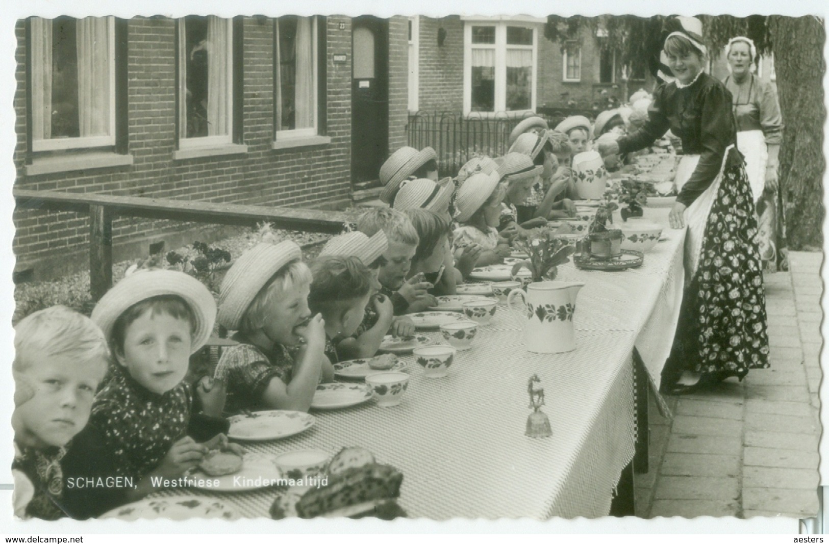 Schagen 1963; Westfriese Kindermaaltijd - Gelopen.  (Plukker - Schagen) - Schagen