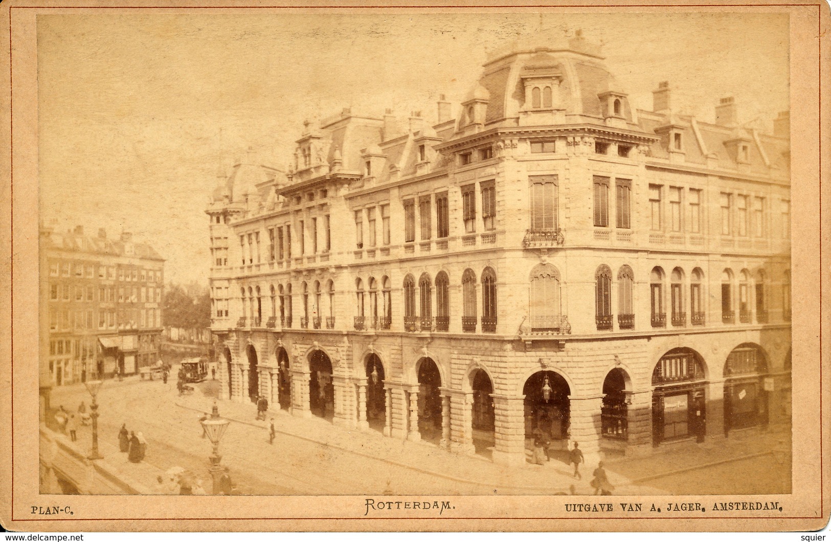 Rotterdam, Jager, Plan C, Kolkkade, Paardetram - Oud (voor 1900)