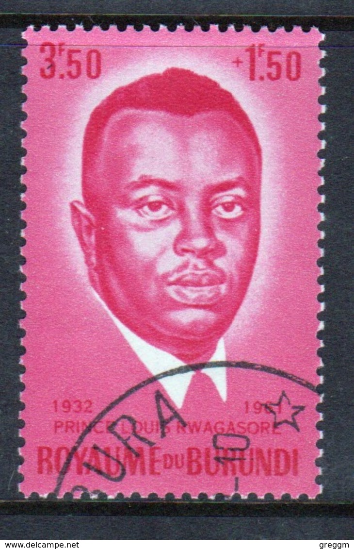 Burundi 1963 Single Fine Used Stamp From The Prince Rwagasore Memorial Fund. - Used Stamps