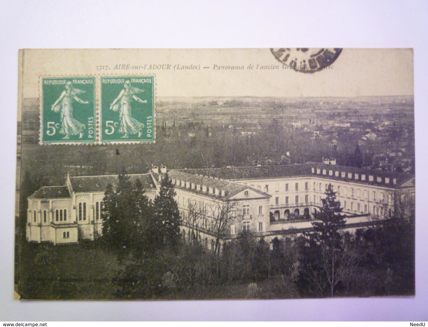 GP 2019 - 1498  AIRE-sur-L'ADOUR  (Landes)  :  Panorama De L'ancien GRAND SEMINAIRE   1916   XXX - Aire