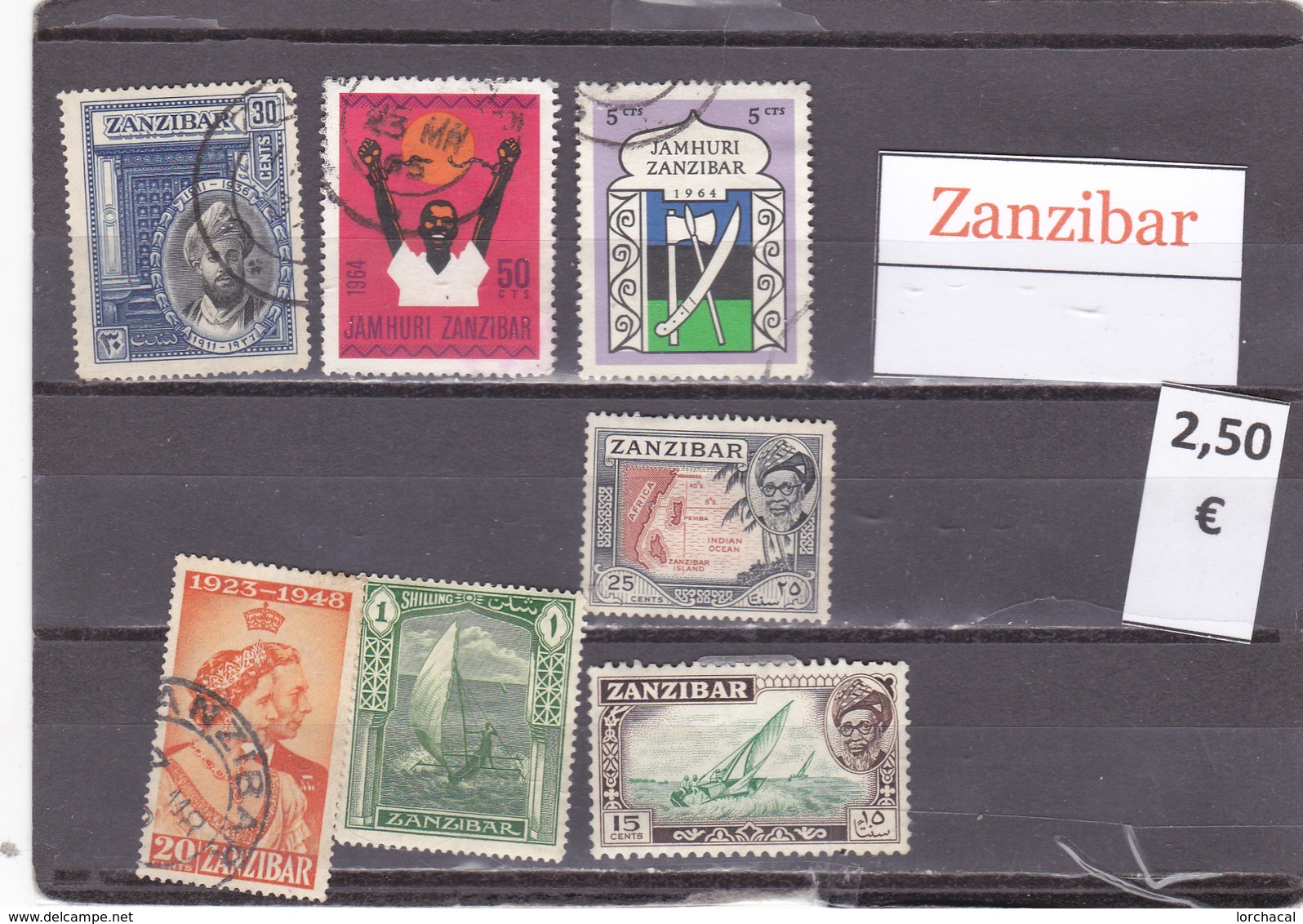 Tanzania    Zanzibar  -  Lote  7  Sellos Diferentes  - 6/3367 - Tanzania (1964-...)