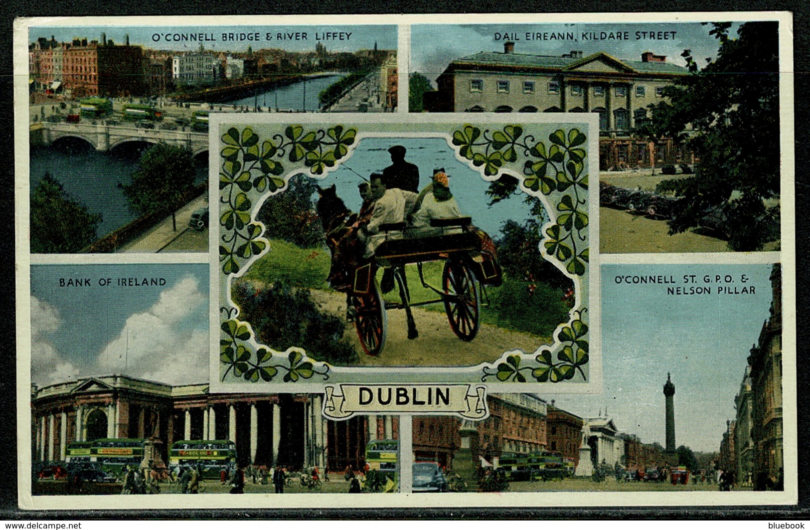 Ref 1297 - 1957 Multiview Postcard - Dublin Ireland Eire - Dublin
