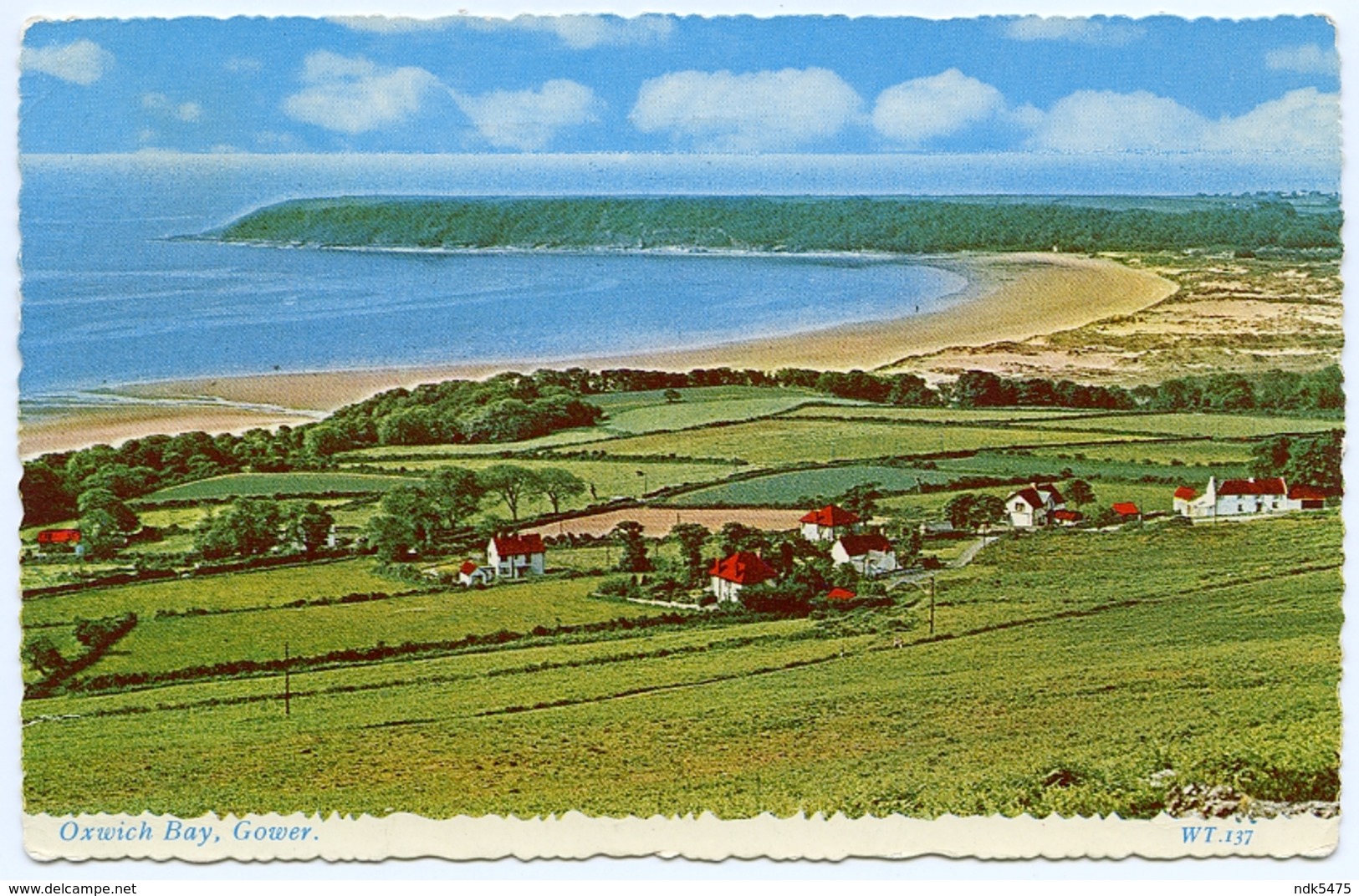 LLANELLY : POSTAL SLOGAN - INDUSTRIAL EXPANSION GRANTS, 1964 / GOWER - OXWICH BAY / ADDRESS - BROCKENHURST - Carmarthenshire