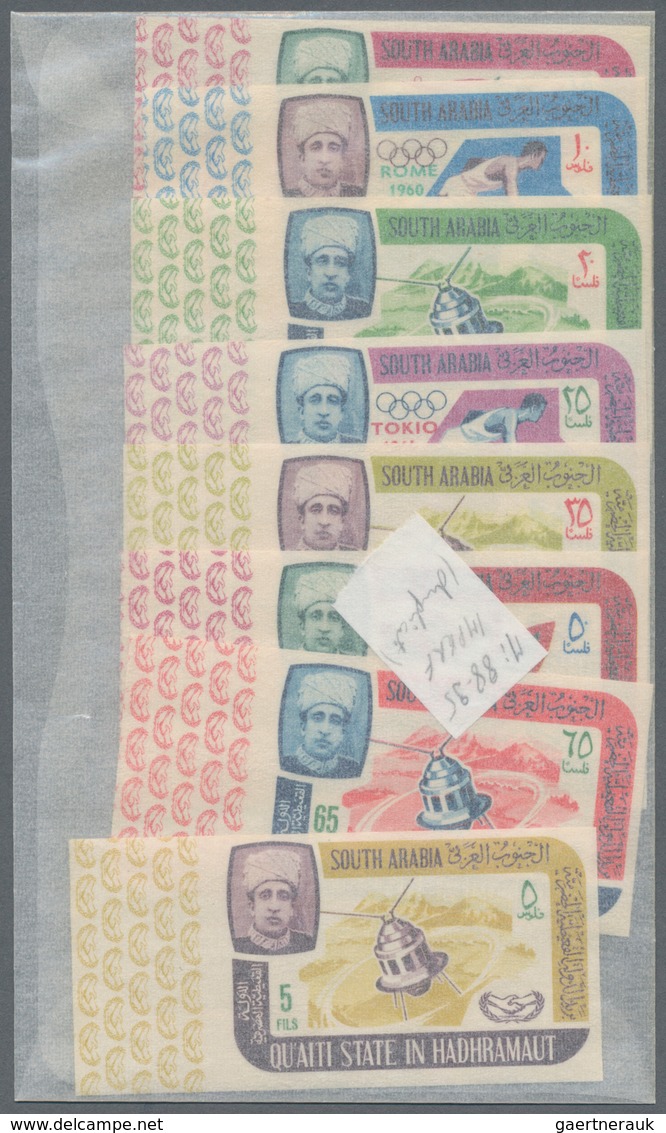 Aden: 1937/1967, Aden/Protectorates, Comprehensive Mint Stock Sorted In Glassines/on Stockcards With - Jemen