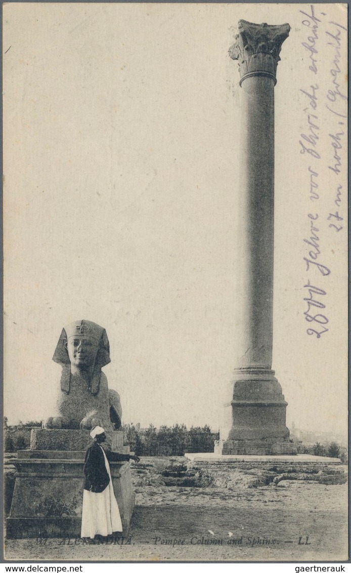 Ägypten: 1900/1930 (ca.), collection of apprx. 290 ppc. in an album, nice range of different views,