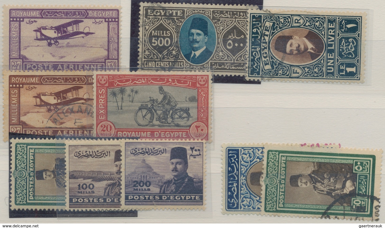Ägypten: 1930/1990 (ca.), Comprehensive Mint And Used Accumulation On Stockcards. Completely Uncheck - 1866-1914 Khedivate Of Egypt