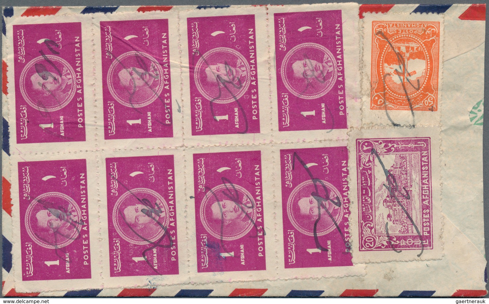 Afghanistan: 1928/1968, About 120 Covers Including A Great Deal Of Registered Airmail With Emphasis - Afghanistan