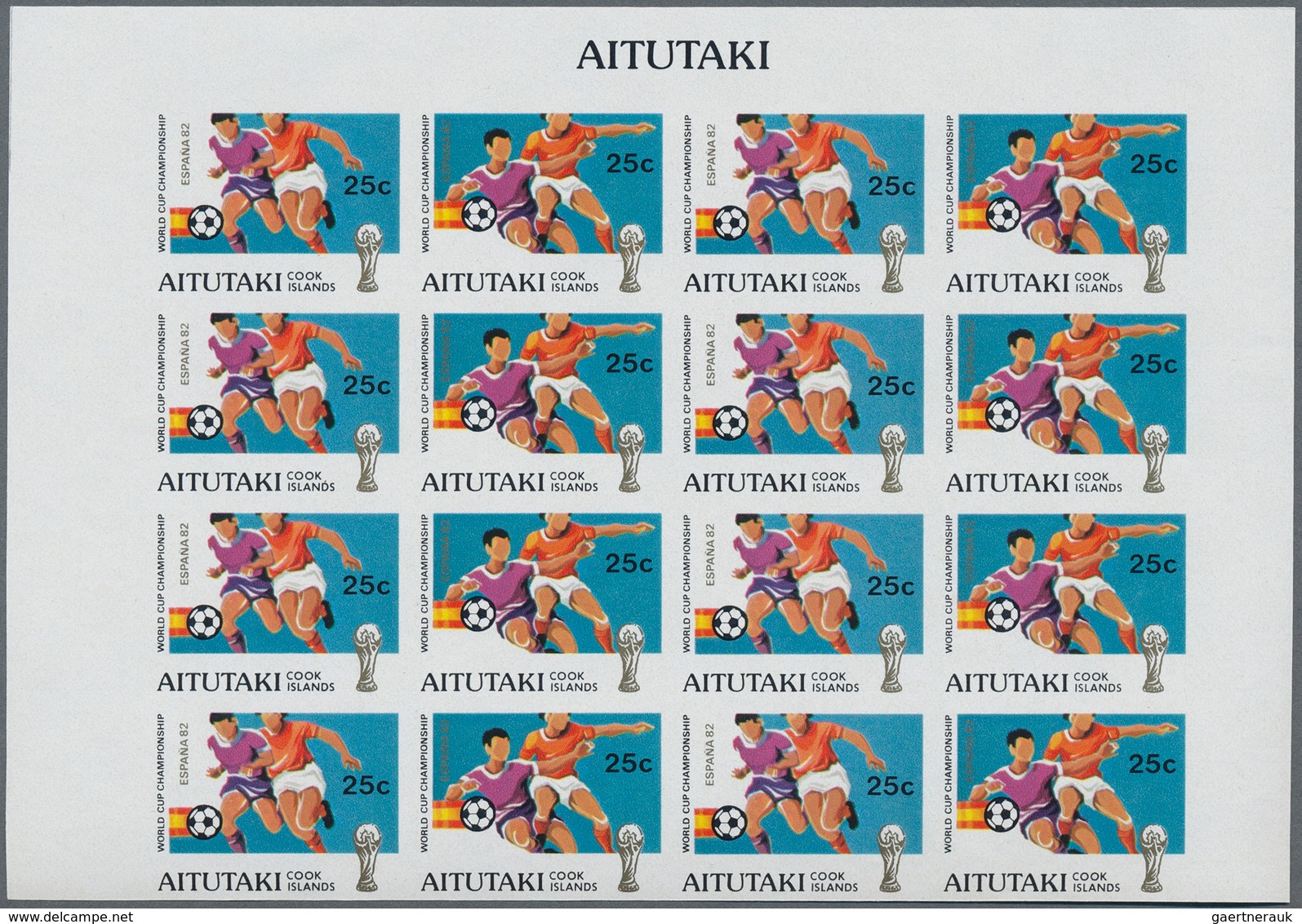 Aitutaki: 1973/1985, Lot Of 9135 IMPERFORATE (instead Of Perforate) Stamps And Souvenir Sheets MNH, - Aitutaki