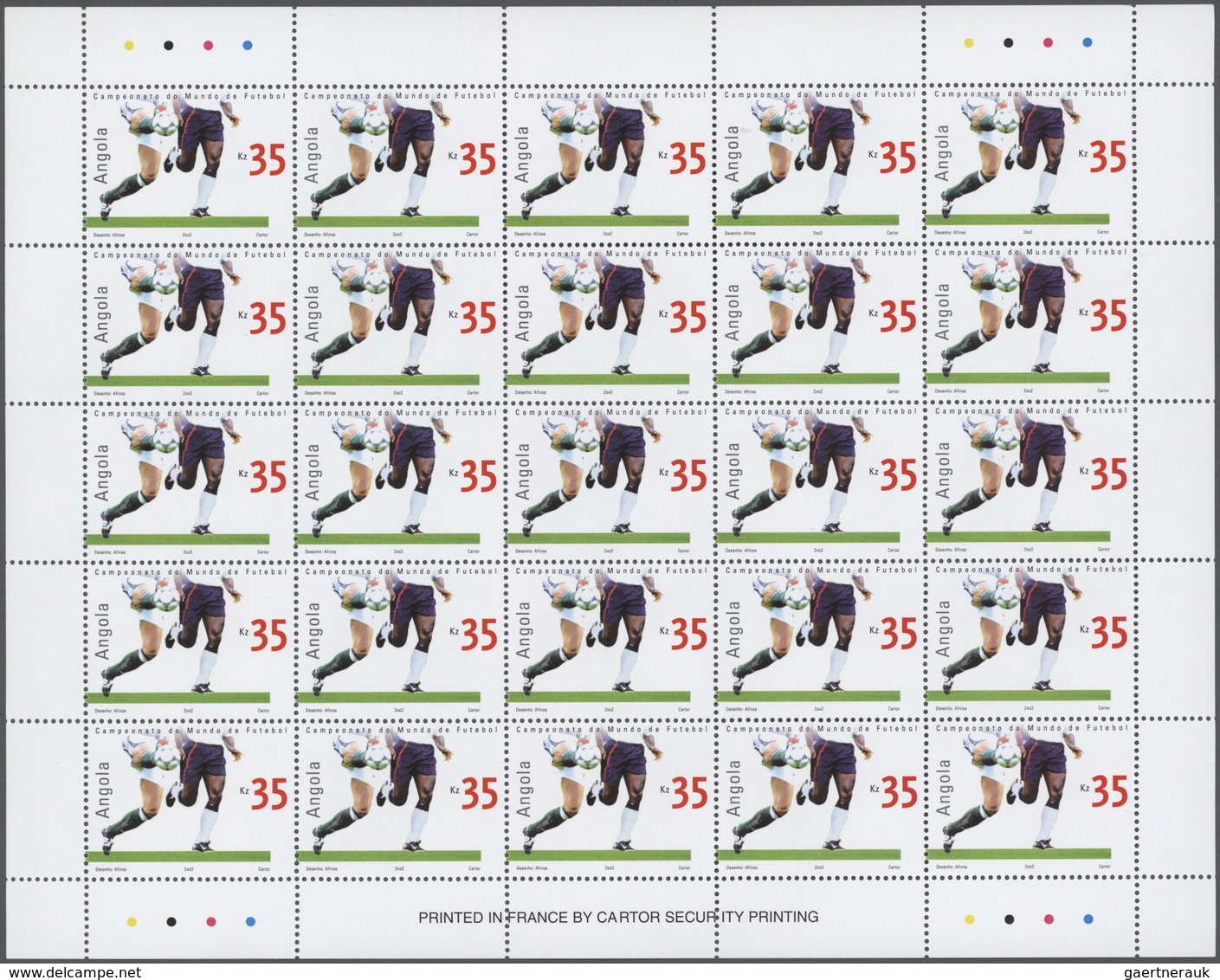 Angola: 2001/2005, Substantial Accumulation In A Box With Only Mint Never Hinged Stamps In Complete - Angola