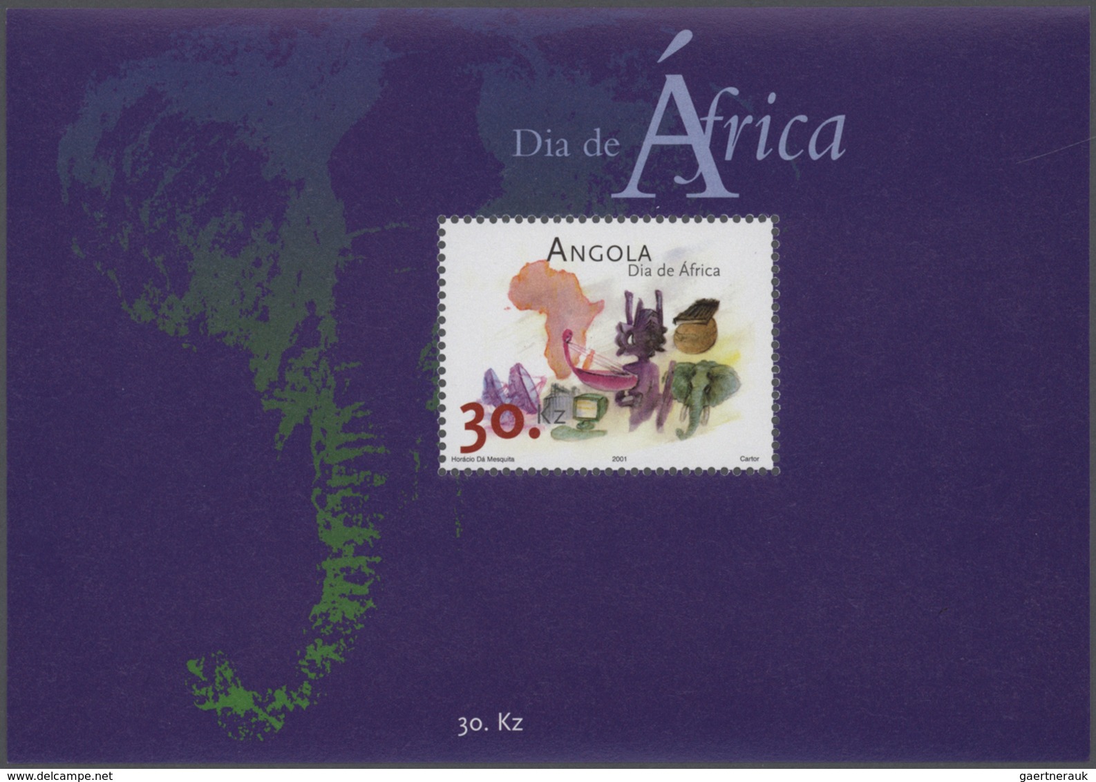 Angola: 2001/2005, Substantial Accumulation In A Box With Only Mint Never Hinged Stamps In Complete - Angola