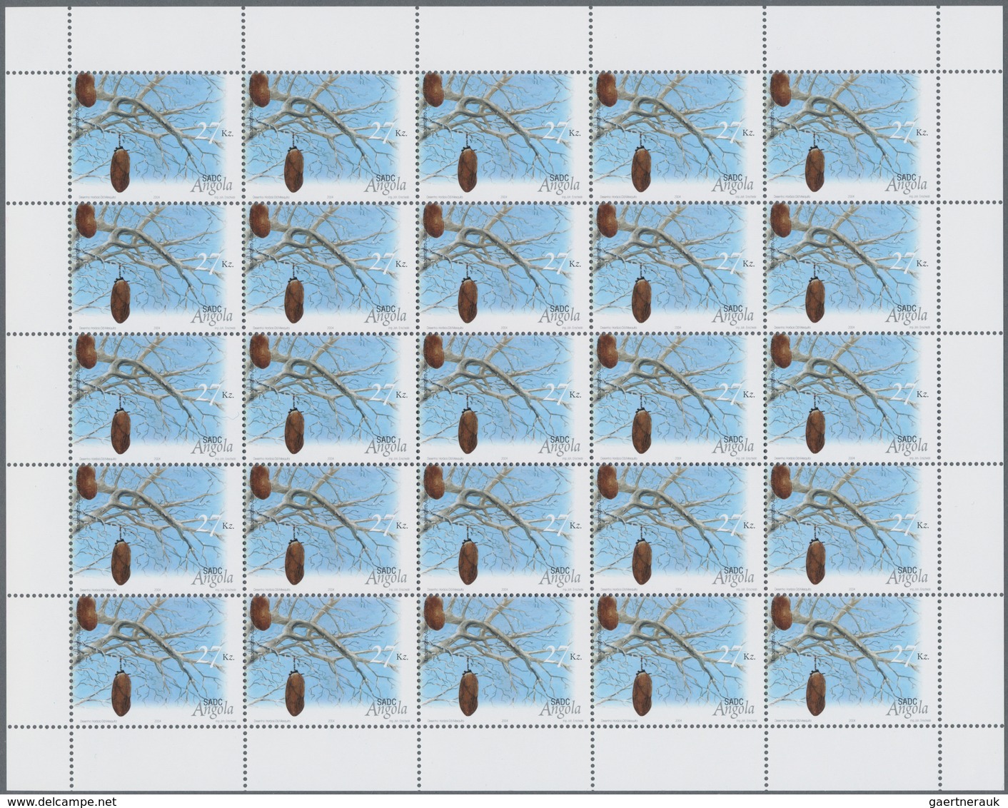 Angola: 2004, „CROP PLANTS “, Complete Set Of 4 In Sheets, In An Investment Lot Of 500 Sets And 500 - Angola