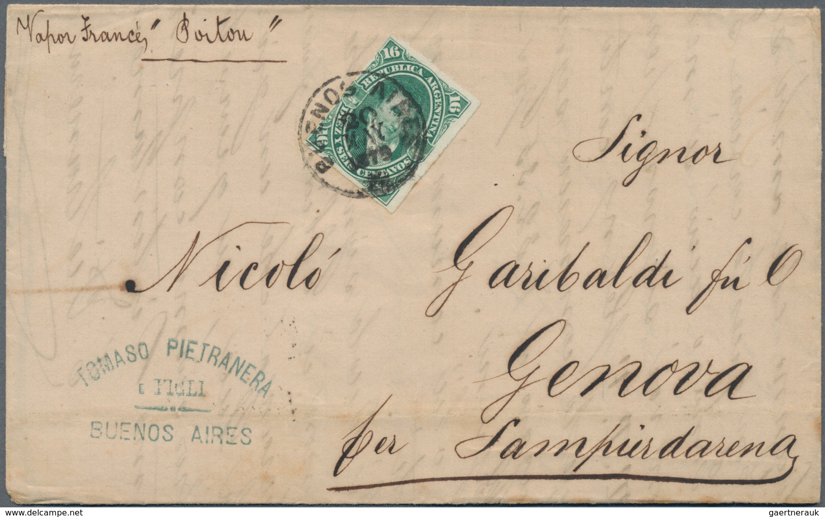 Argentinien: 1879-1900, Group Of 19 Interesting Covers And Postal Stationery Items To Europe Or Boli - Andere & Zonder Classificatie