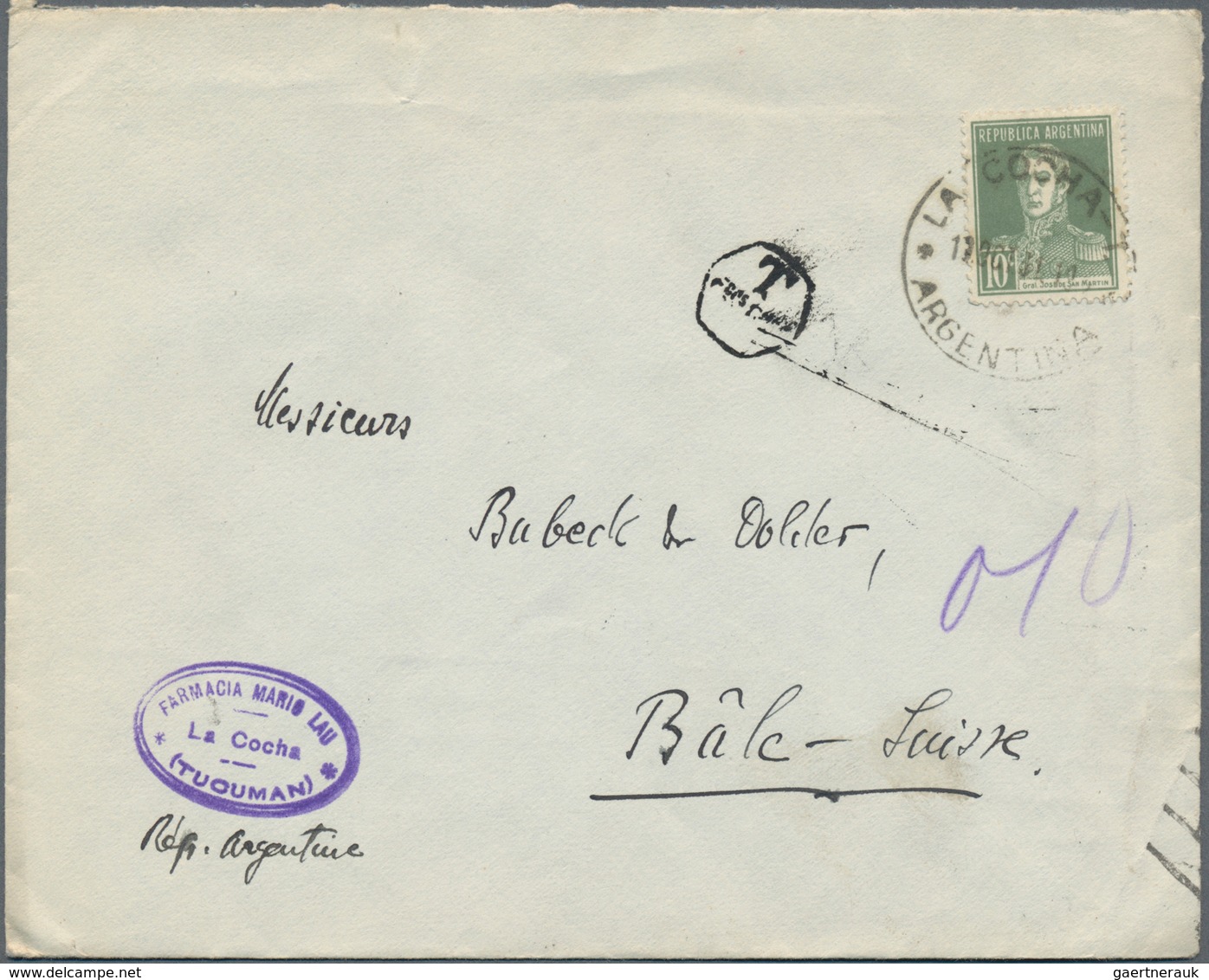 Argentinien: 1894/1954 (ca.), apprx. 290 covers and 17 mint/used stationery mostly from corresponden