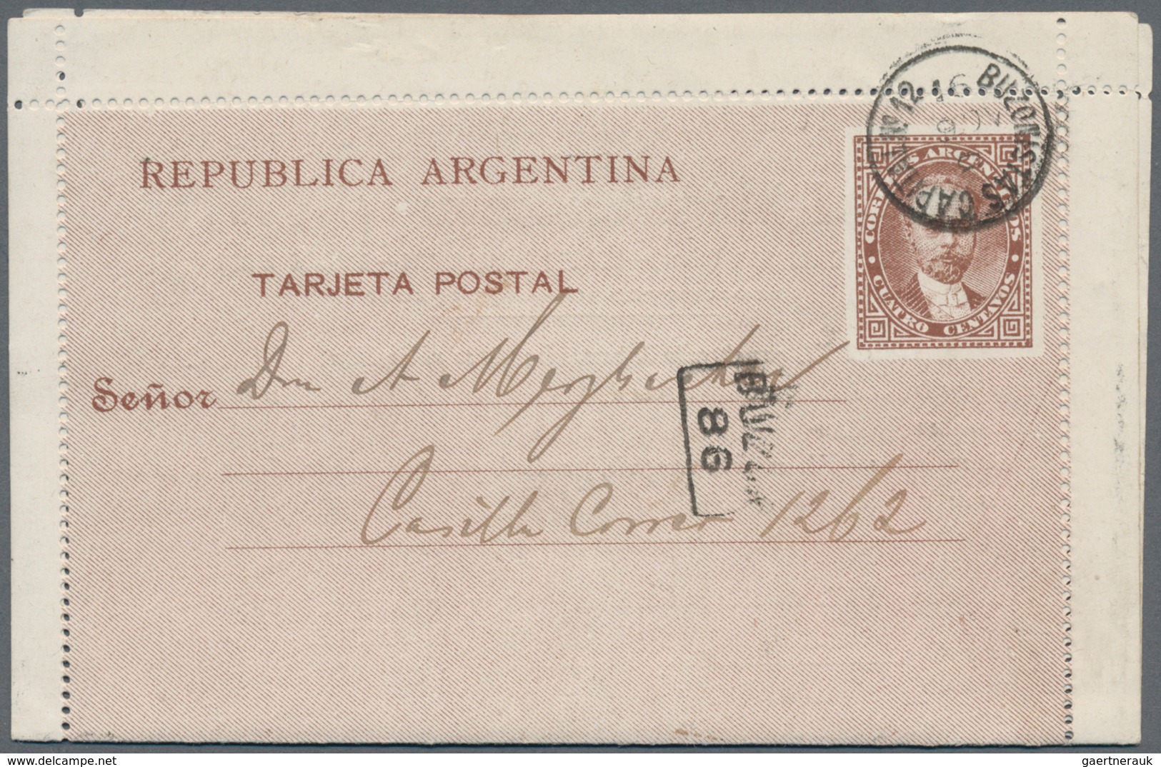 Argentinien - Ganzsachen: 1890/1903, Lot Of Apprx. 58 Used And Unused Stationeries, Comprising Cards - Ganzsachen