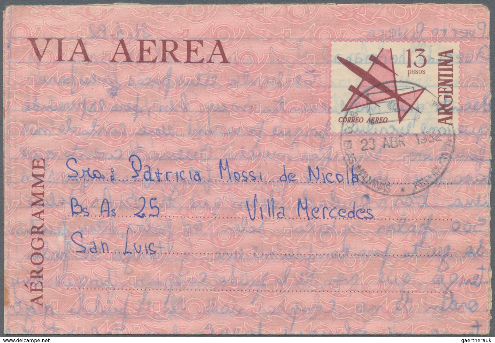 Argentinien - Ganzsachen: 1895/1990 (ca.) AEROGRAMMES Accumulation Of Ca. 316 Mostly Unused And Unfo - Enteros Postales