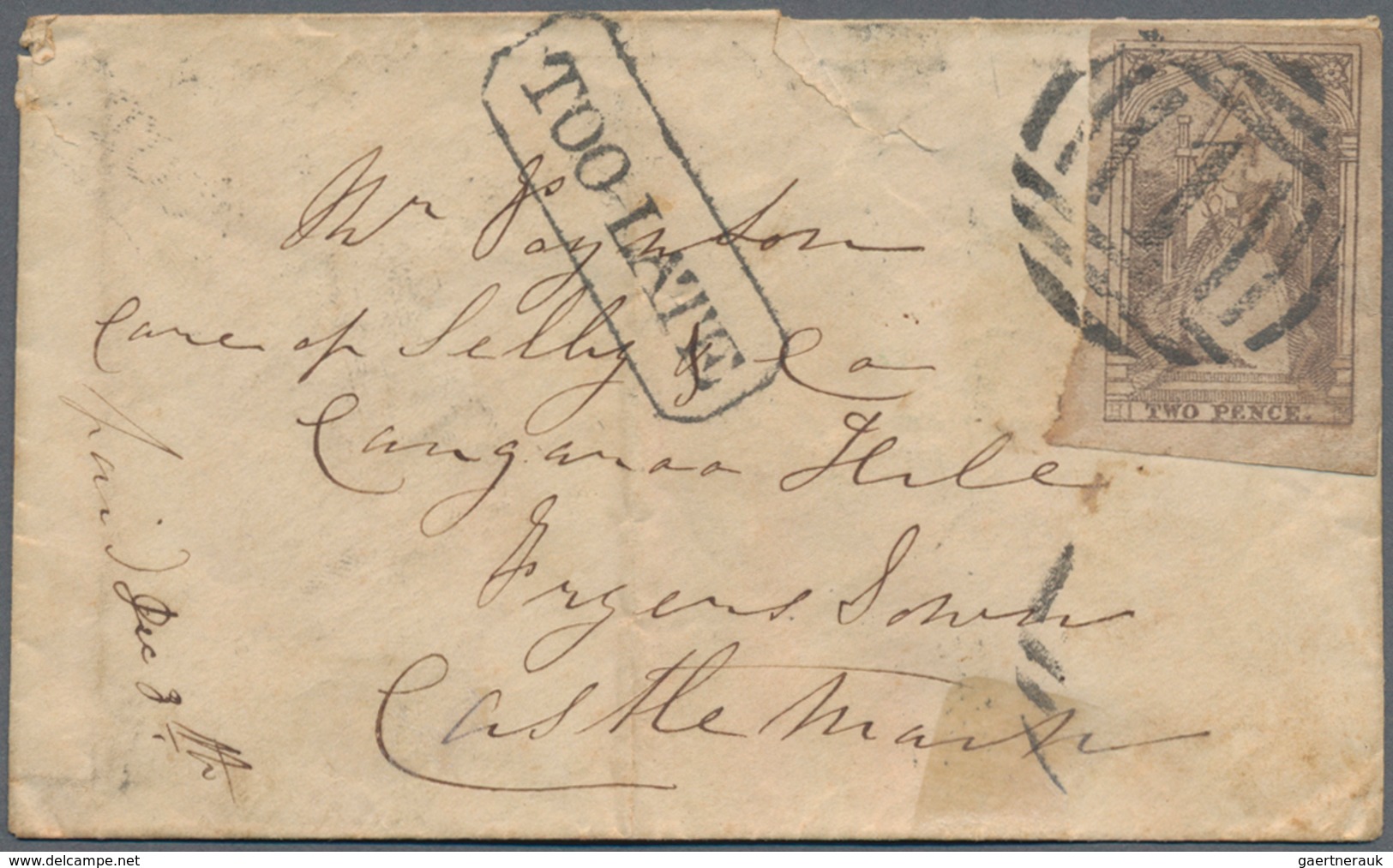 Australische Staaten: 1856/1908 (ca.), Accumulation With About 150 Covers And Postal Stationeries (p - Colecciones