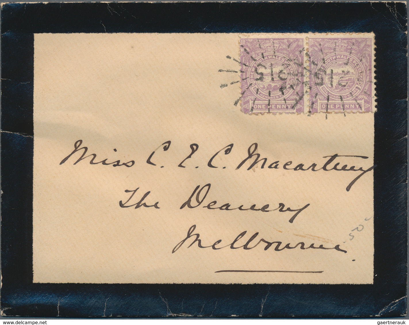 Australische Staaten: 1871/1872, Eight Mourning Covers, Six From Victoria And Two From New Southwale - Colecciones