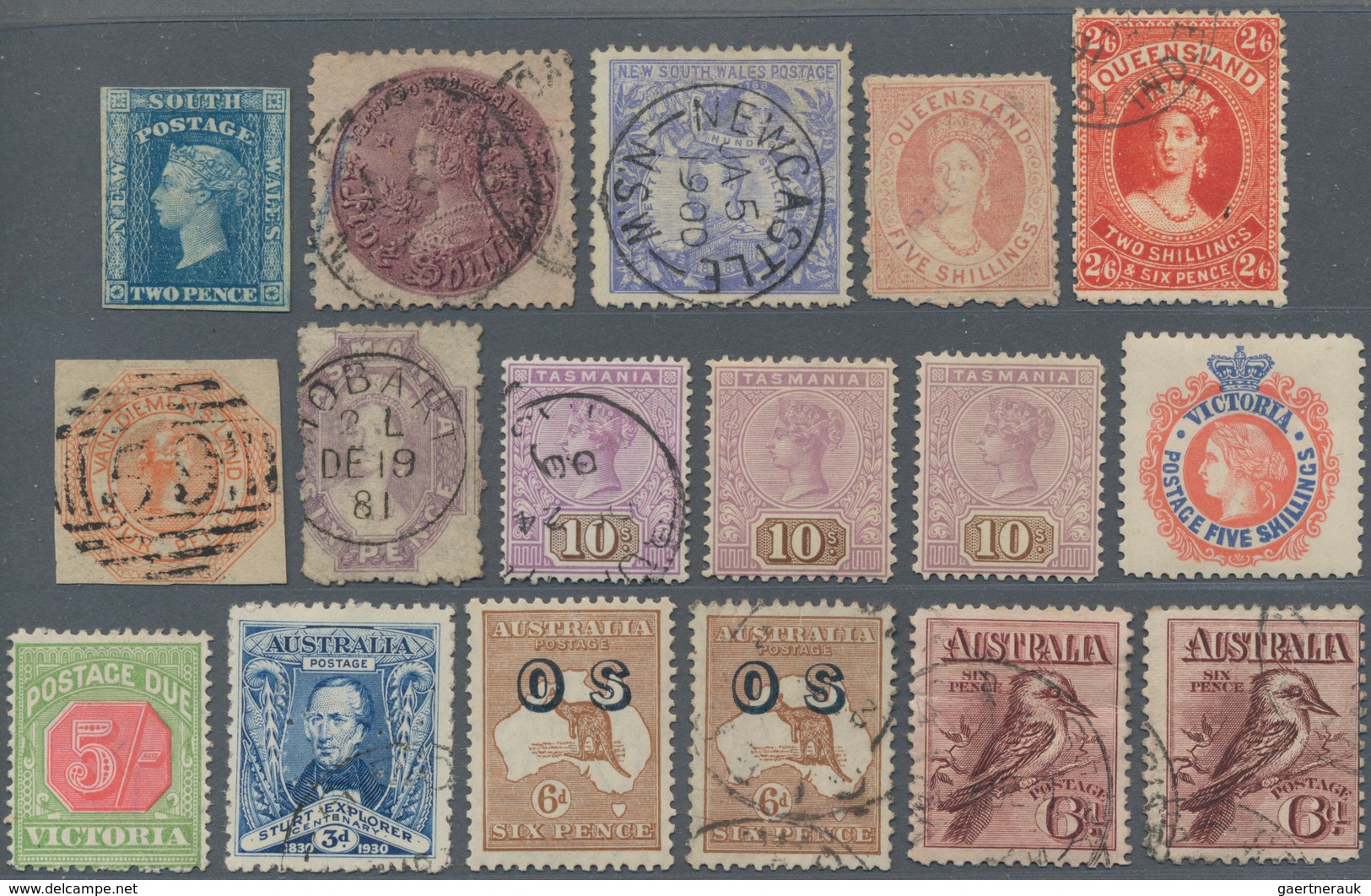 Australien: 1853/2000 (ca.), Duplicates Incl. The AUSTRALIAN STATES In Twelve Large And One Small St - Sammlungen