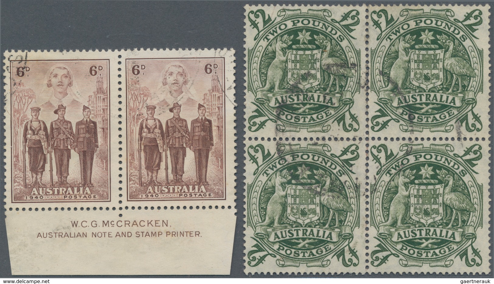 Australien: 1853/2000 (ca.), Duplicates Incl. The AUSTRALIAN STATES In Twelve Large And One Small St - Collections