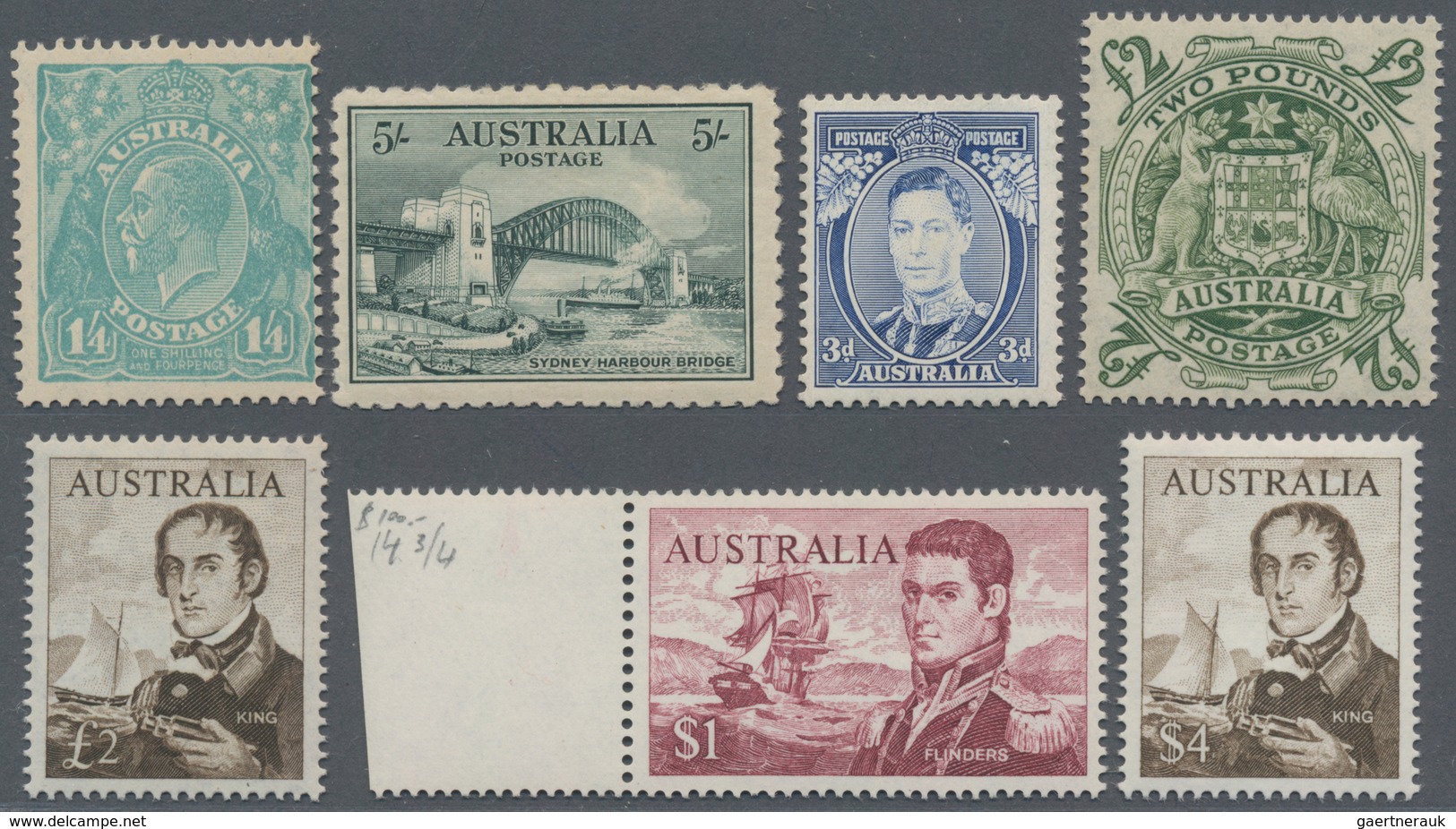 Australien: 1913/1993 (ca.), Collection In Album With Several Better Stamps Incl. A Few Kangaroos An - Colecciones