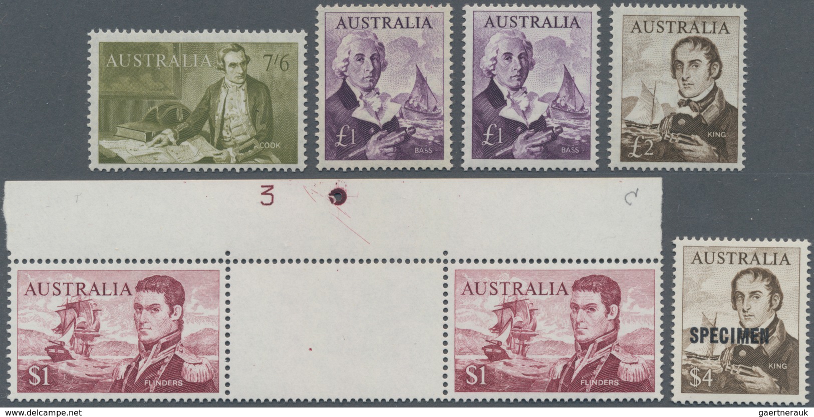 Australien: 1913/1995 (ca.), Collection In 13 KABE Albums On Self-made Album Pages With Many Better - Collections