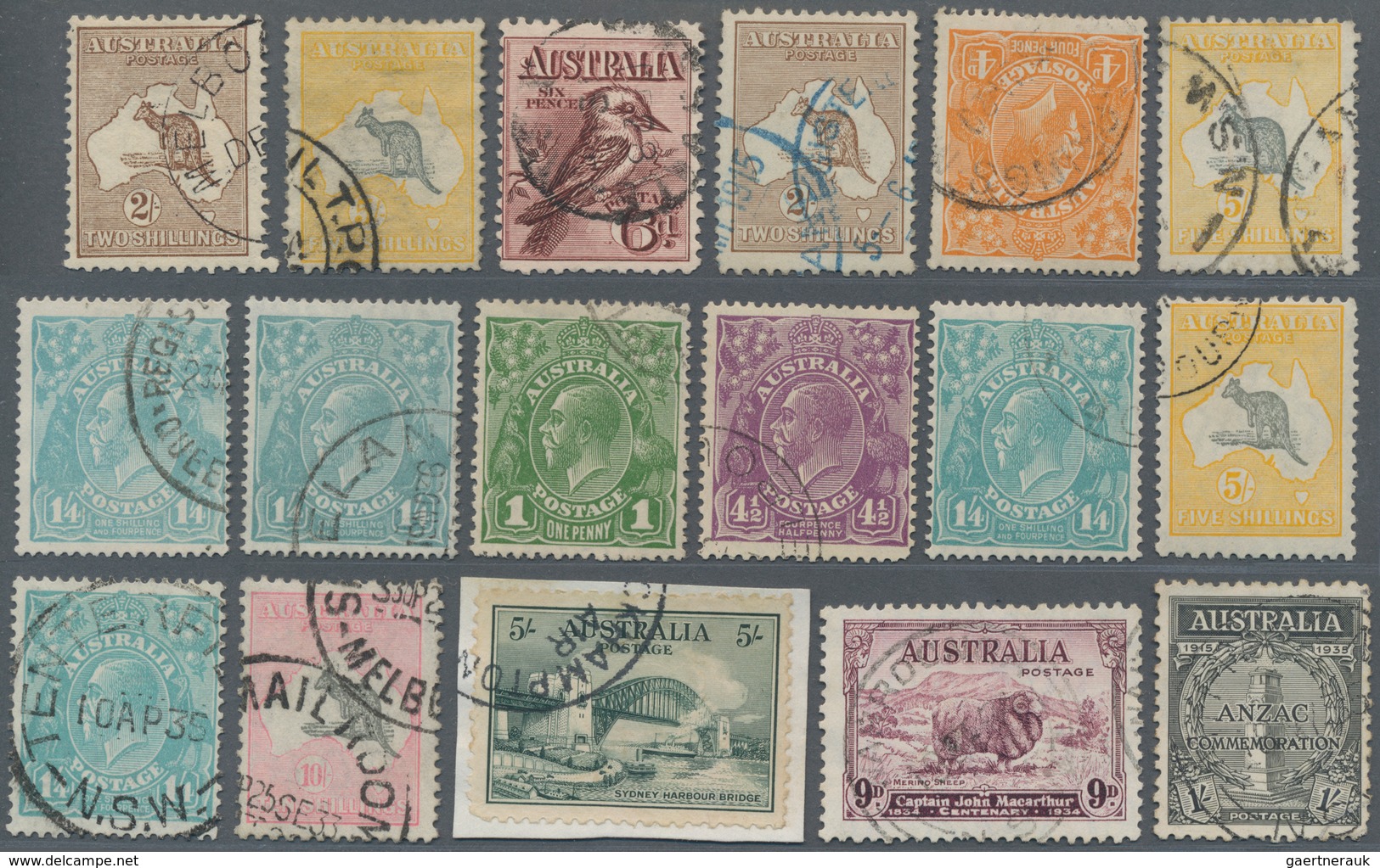 Australien: 1913/1995 (ca.), Collection In Five KABE Albums With Many Better Items Starting With Nic - Verzamelingen