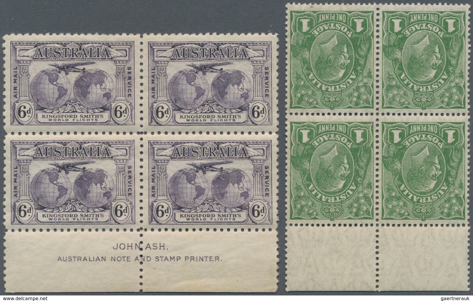 Australien: 1913/1995 (ca.), Duplicates In Four Large And One Small Stockbooks With Several Better I - Verzamelingen