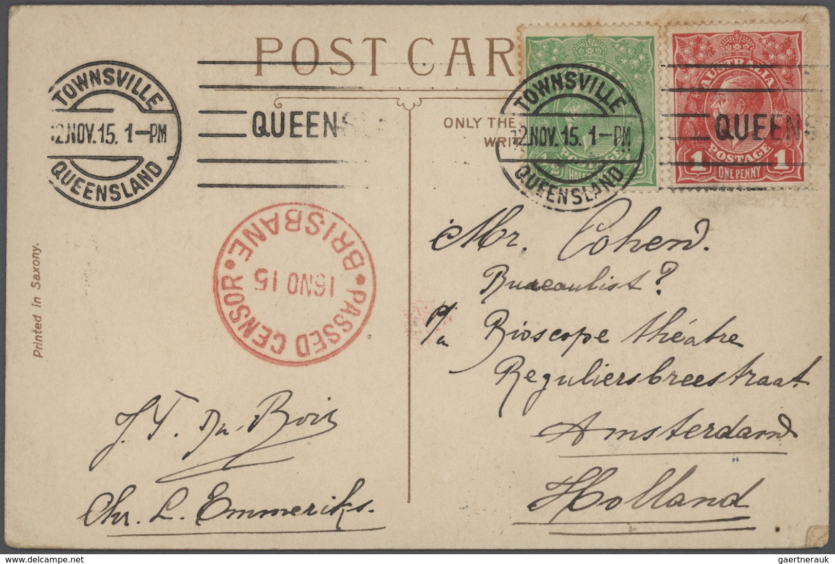 Australien: 1915/2005 (ca.), accumulation with about 620 covers and postal stationeries incl. severa