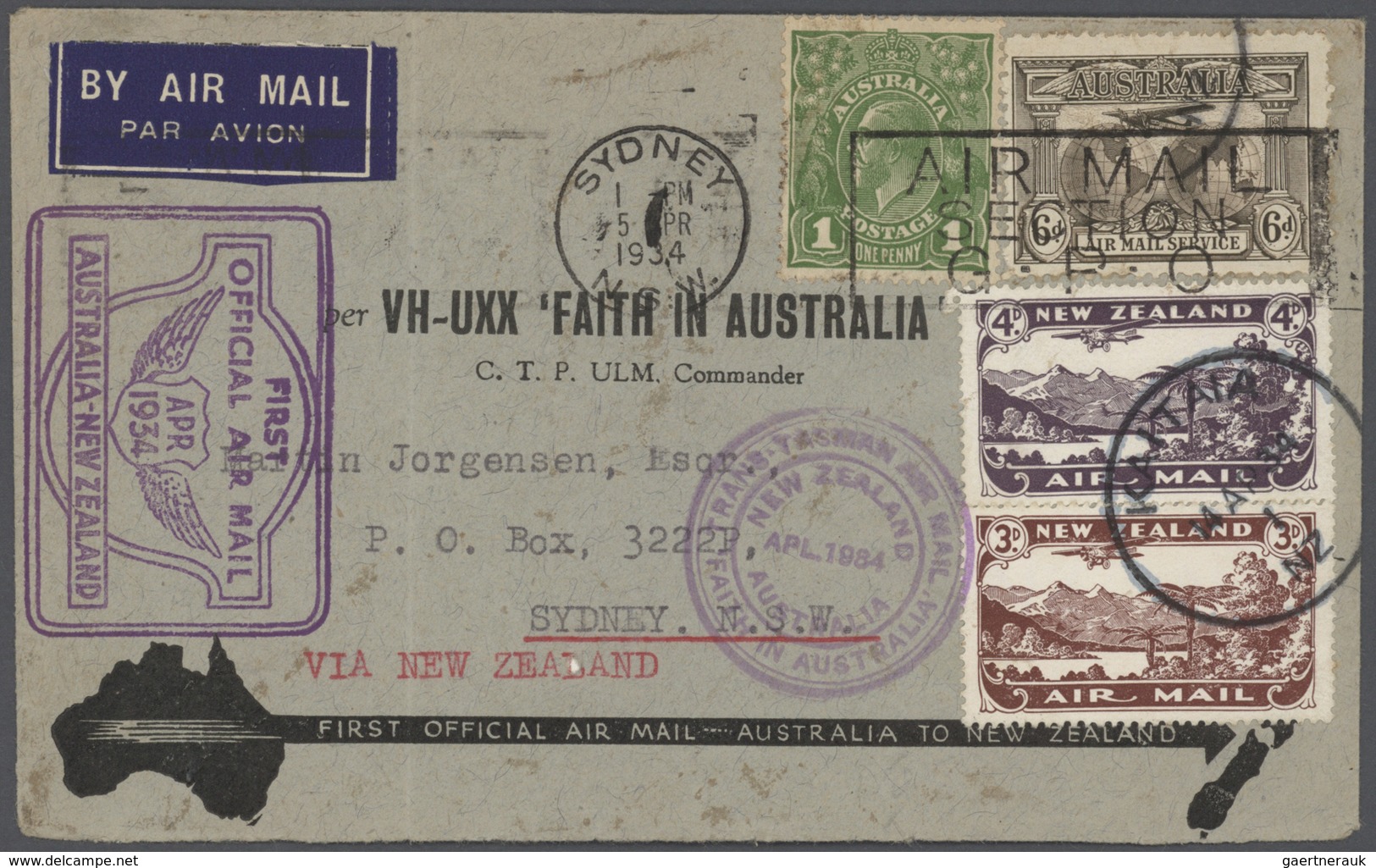 Australien: 1916/1965 (ca.), Accumulation With About 320 Covers Incl. Several FDC’s And Some Postal - Verzamelingen