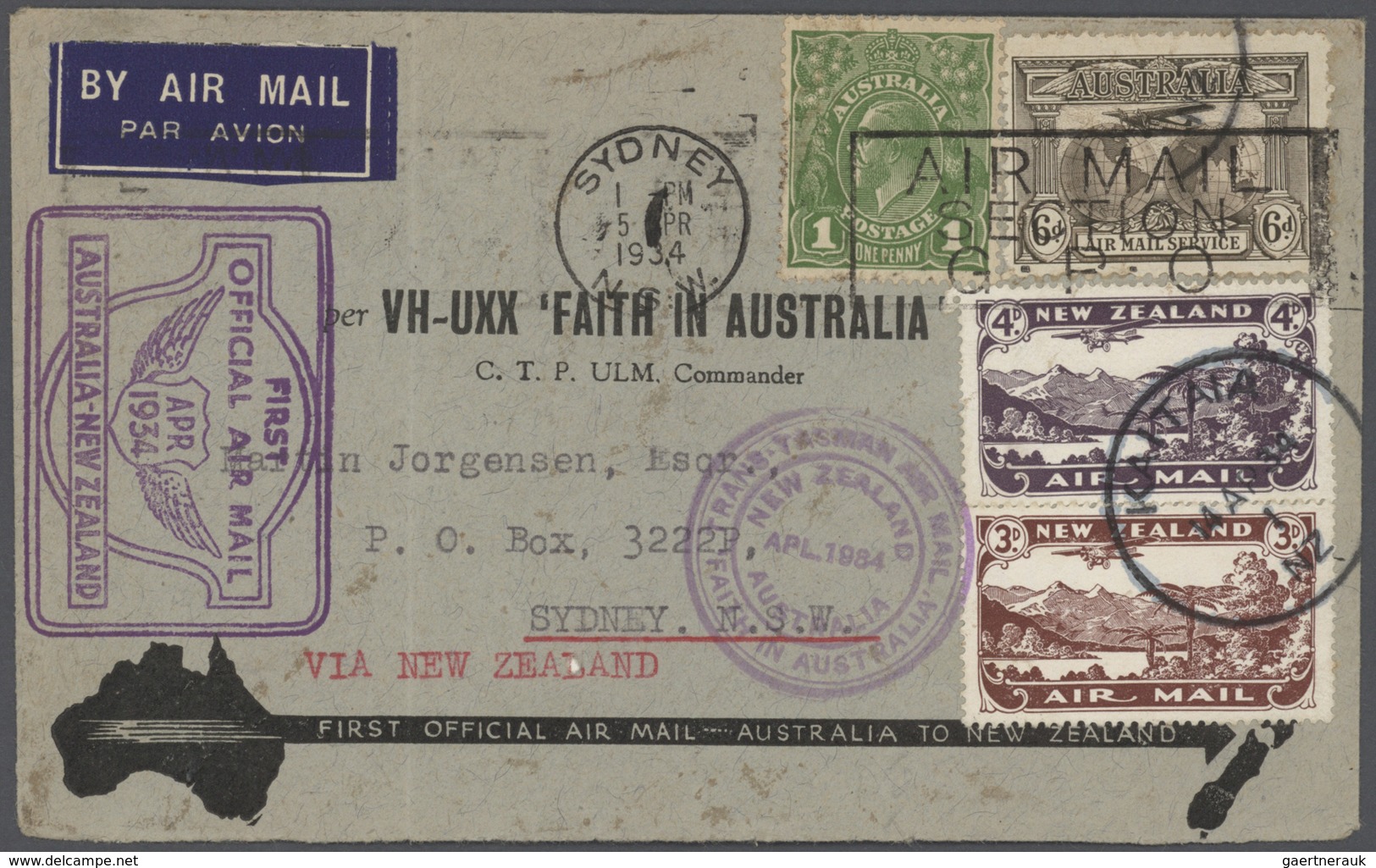 Australien: 1916/1965 (ca.), Accumulation With About 320 Covers Incl. Several FDC’s And Some Postal - Sammlungen