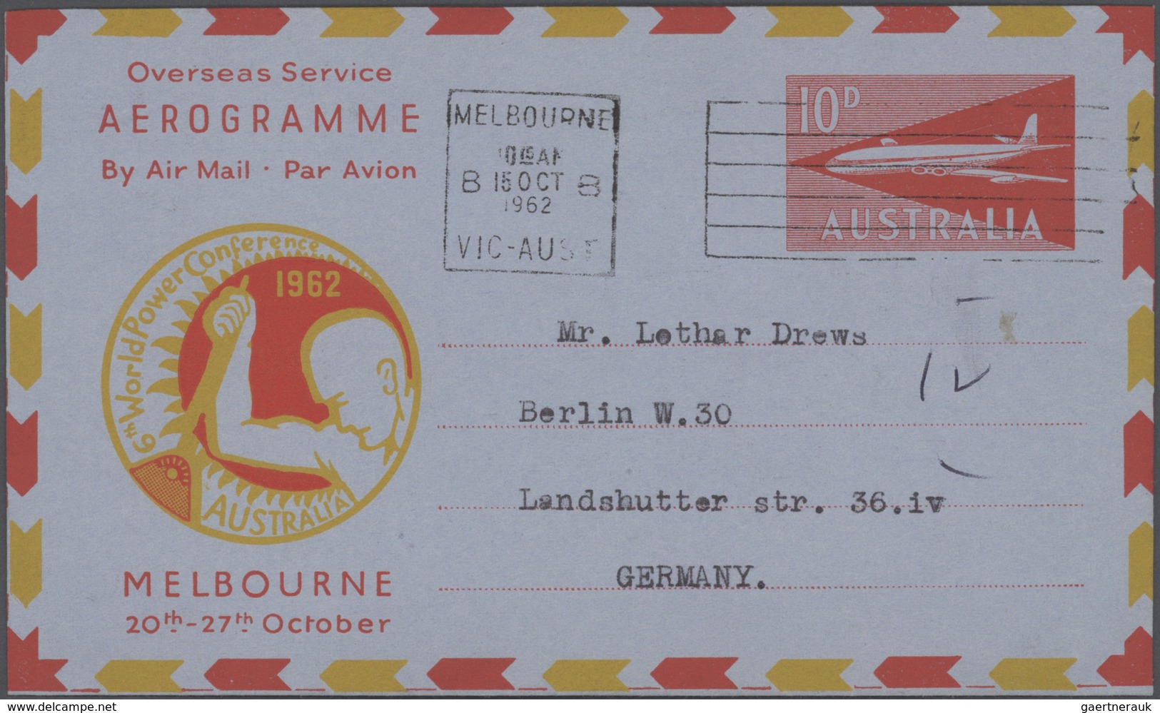 Australien: 1916/1965 (ca.), accumulation with about 320 covers incl. several FDC’s and some postal