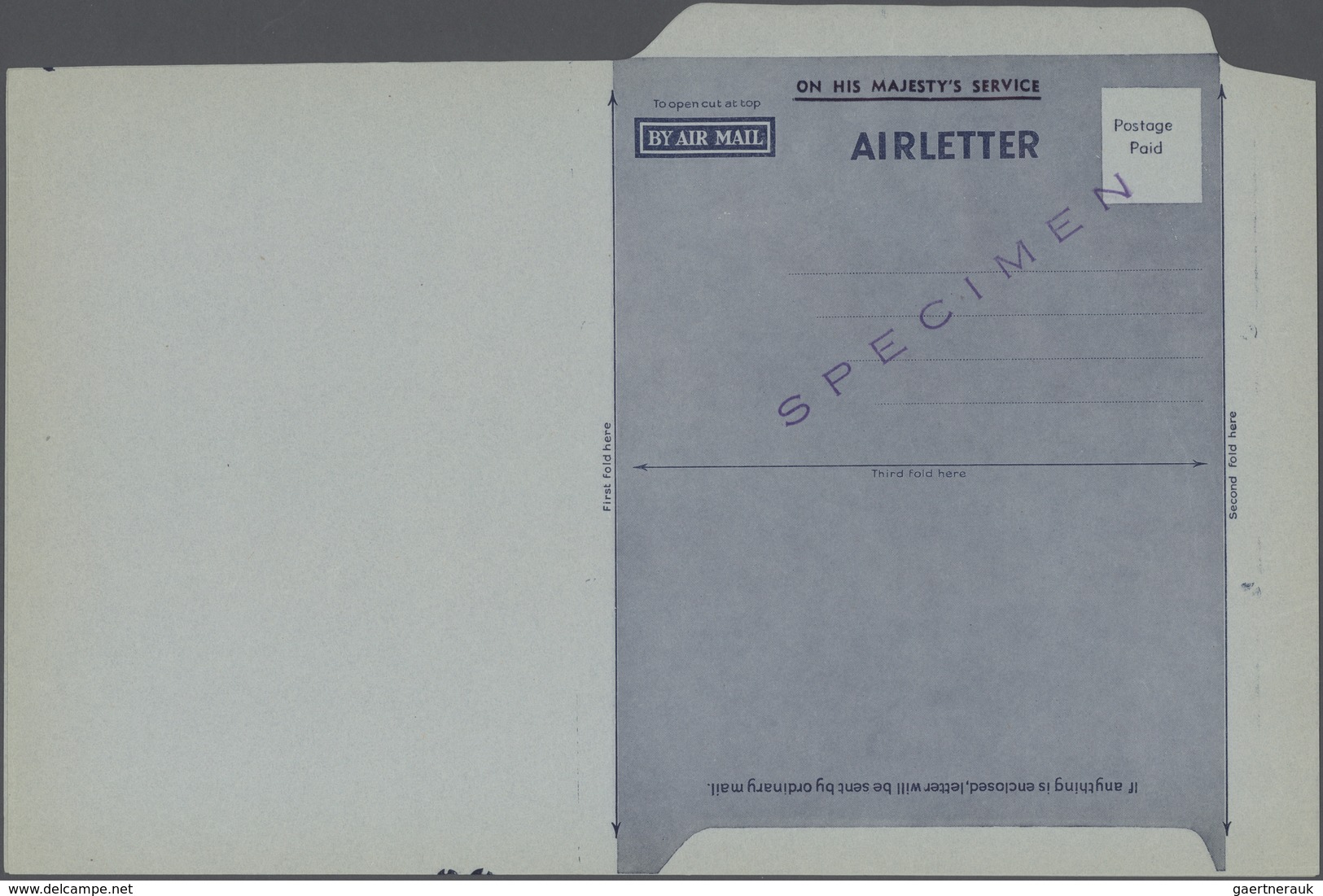 Australien - Ganzsachen: 1945/1981 (ca.), Accumulation With Approx. 2.300 UNFOLDED AIRLETTERS And AE - Entiers Postaux