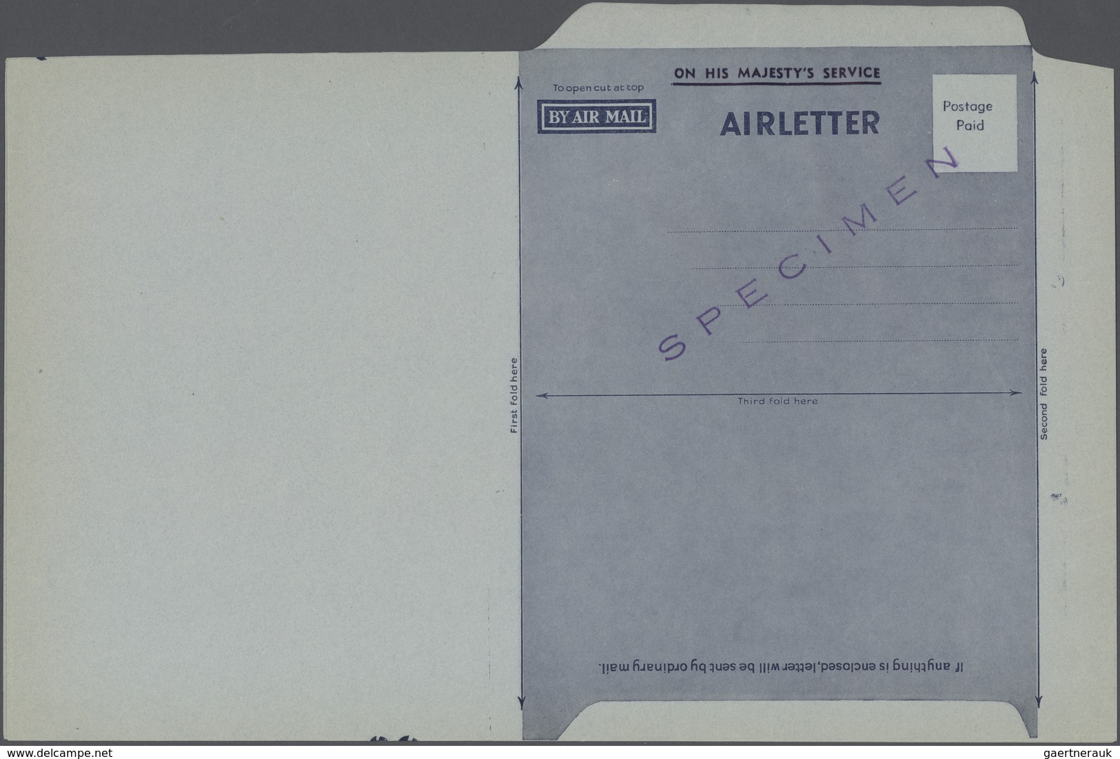 Australien - Ganzsachen: 1945/1981 (ca.), Accumulation With Approx. 2.300 UNFOLDED AIRLETTERS And AE - Postwaardestukken
