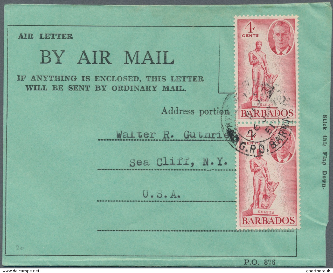 Barbados: 1940/1995 (ca.) Accumulation Of Ca. 505 AEROGRAMMES Incl. Some Early Items Unused/used/ CT - Barbados (1966-...)