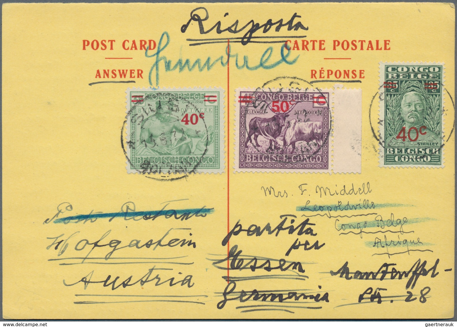 Belgisch-Kongo: 1880/1985 (ca.) Holding Of About 90 Covers From The Former Colony And Successor Stat - Collections