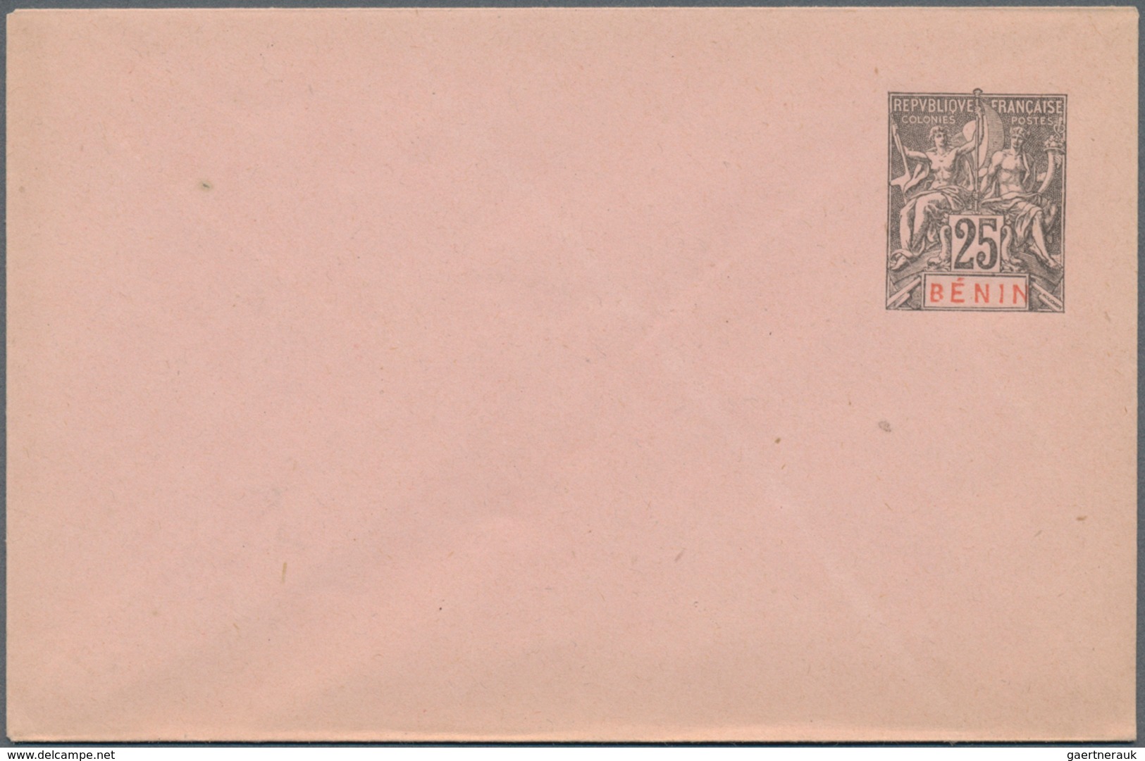 Benin: 1892/94 Ca. 170 Exclusively Unused Postal Stationery, Besides, Postal Stationery Cards, Card - Andere & Zonder Classificatie