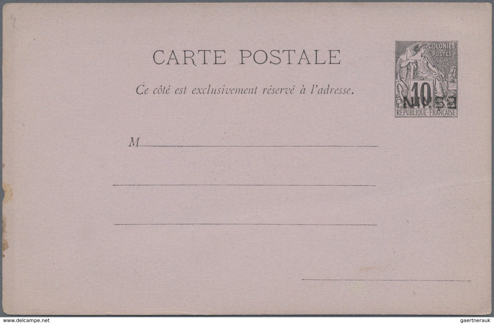 Benin: 1892/94 Small Holding Of 11 Unused/CTO Postal Stationery Postcards, Incl. Double Cards, Lette - Andere & Zonder Classificatie