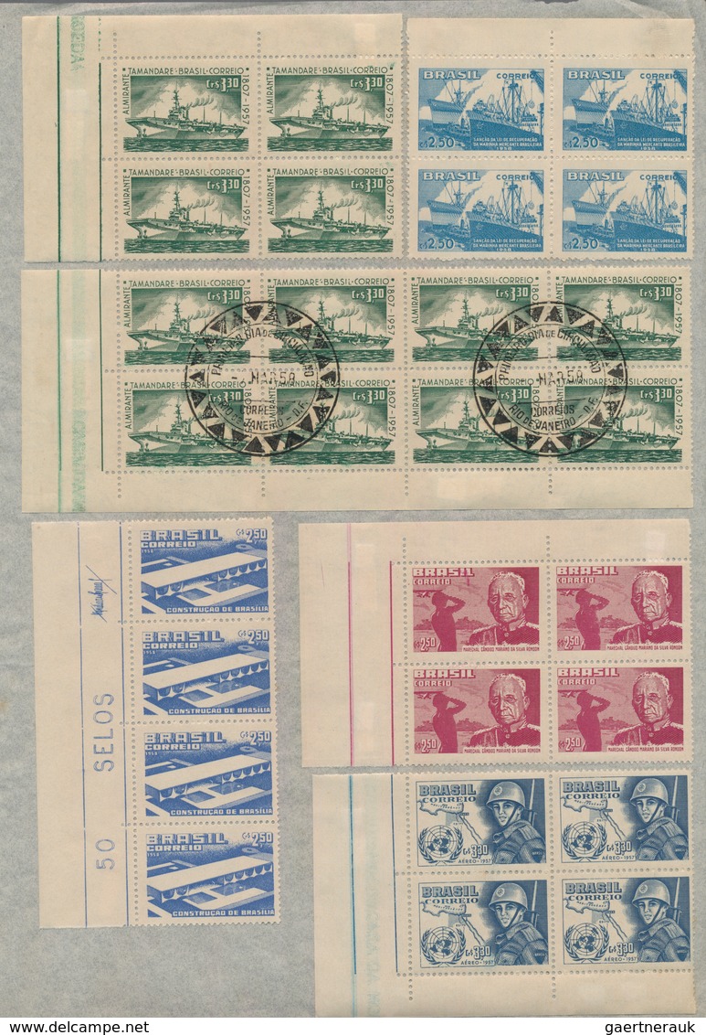 Brasilien: 1900/1960 (ca.), Mainly From 1920, Very Comprehensive Accumulation Of Apprx. 30.000 Mainl - Used Stamps