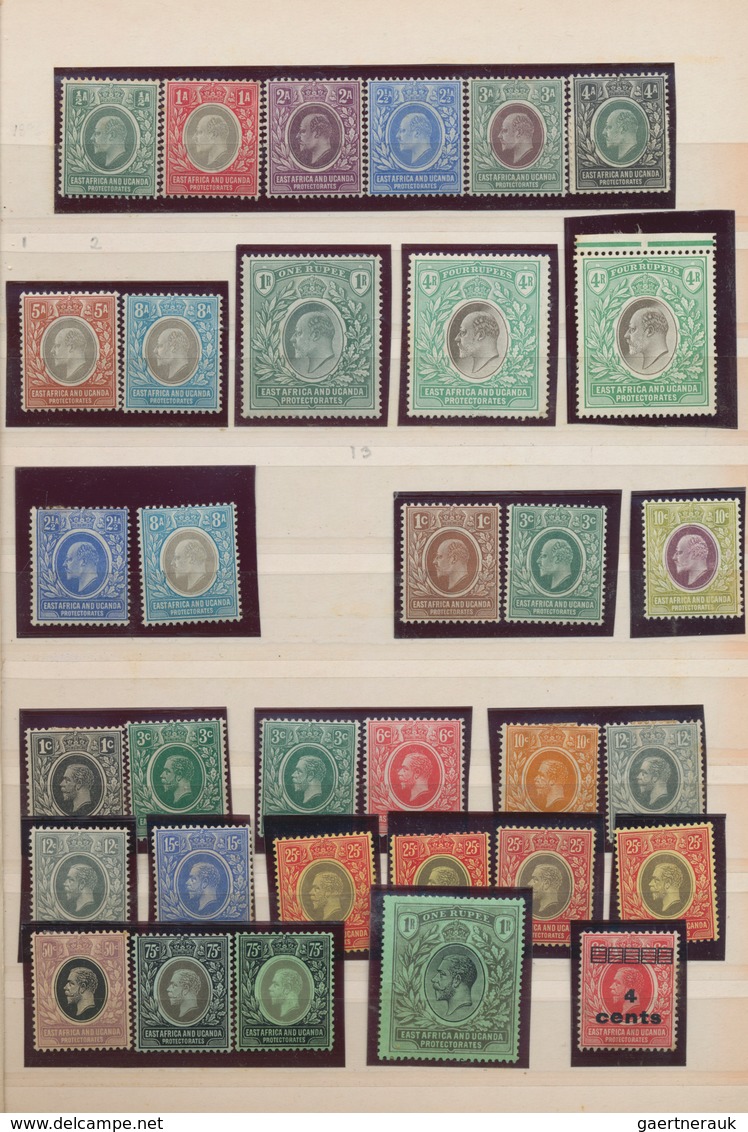 Britisch-Ostafrika Und Uganda: 1903-1963, Mint Collection Of East Africa & Uganda Protectorates Plus - Protectoraten Van Oost-Afrika En Van Oeganda