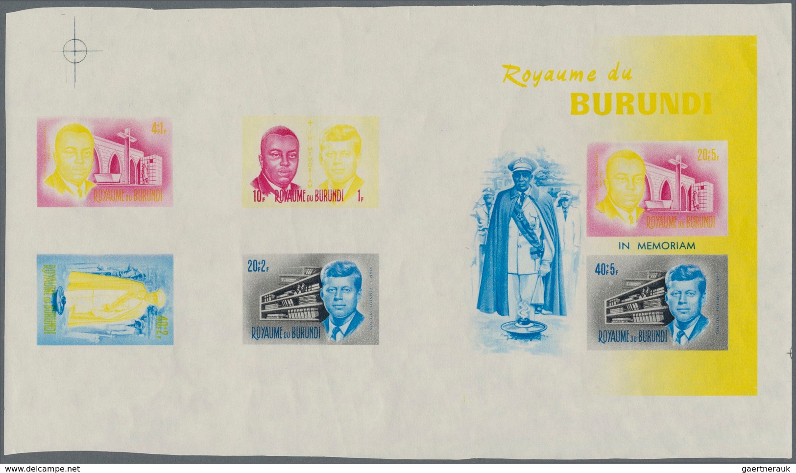 Burundi: 1965/1980 (ca.), Duplicated Accumulation In Large Box With Mostly IMPERFORATE Single Stamps - Collezioni