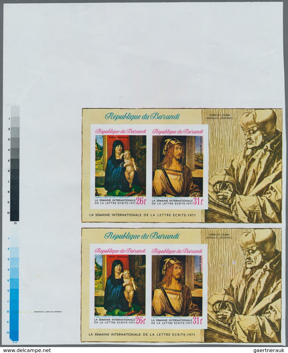 Burundi: 1965/1980 (ca.), Duplicated Accumulation In Large Box With Mostly IMPERFORATE Single Stamps - Collezioni