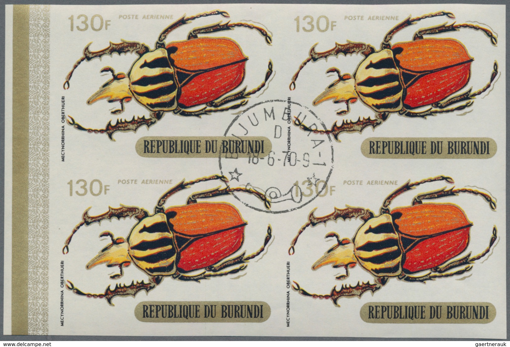 Burundi: 1965/1980 (ca.), duplicated accumulation in large box with mostly IMPERFORATE single stamps