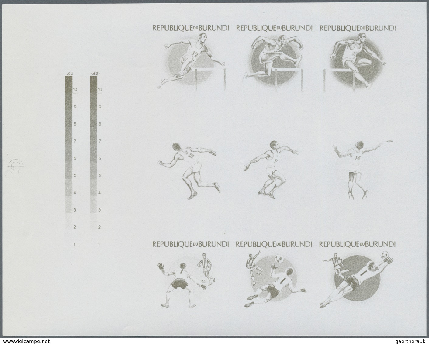 Burundi: 1965/1980 (ca.), duplicated accumulation in large box with mostly IMPERFORATE single stamps